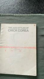 The jazz styles of Chick Corea bladmuziek voor piano, Muziek en Instrumenten, Ophalen, Zo goed als nieuw