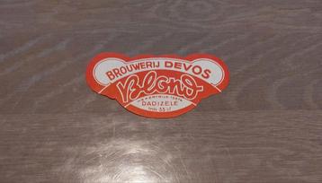 Oud etiket brouwerij Devos Dadizele, Enlèvement ou Envoi