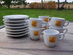 7 espressotassen met schoteltje Filicori, Ophalen of Verzenden, Zo goed als nieuw, Effen, Kop(pen) en/of Schotel(s)