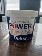 Dulux power  muur en plafondverf  Wit mat, Doe-het-zelf en Bouw, Nieuw, Verf, Ophalen of Verzenden, 5 tot 10 liter