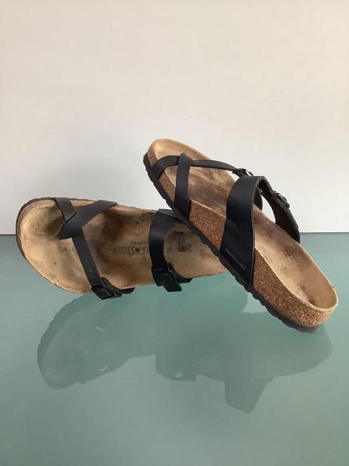Gratis Verzenden | Birkenstock Mayari zwarte slippers 40, Kleding | Dames, Schoenen, Zo goed als nieuw, Slippers, Zwart, Verzenden