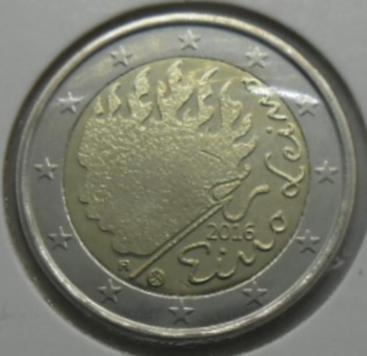 2 euro herdenking 2016 Finland „Leino”. UNC., Postzegels en Munten, Munten | Europa | Euromunten, Losse munt, 2 euro, Finland