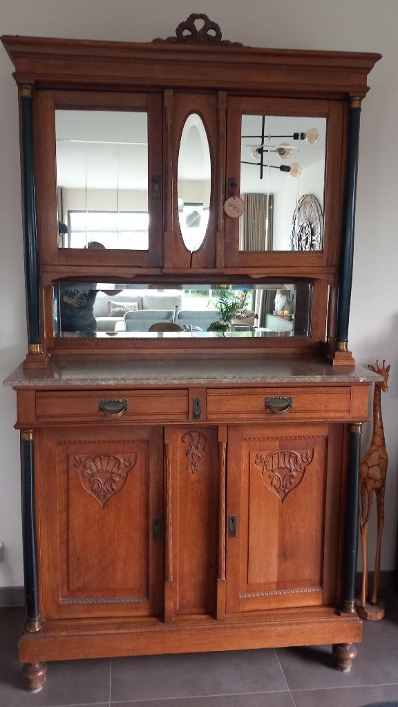 Complete antieke eetplaats, Antiek en Kunst, Antiek | Meubels | Kasten, Ophalen