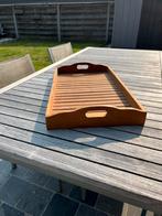 Dienblad in teak, Huis en Inrichting, Woonaccessoires | Dienbladen, Ophalen, Gebruikt, Hout