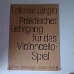 Cello partituren en studieboek, Musique & Instruments, Partitions, Enlèvement, Comme neuf, Leçon ou Cours, Violoncelle