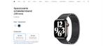 Apple Watch Spacezwarte Schakelarmband Space Black, Handtassen en Accessoires, Horloges | Heren, Ophalen of Verzenden, Zo goed als nieuw