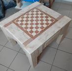 Salontafel met chessboard, Huis en Inrichting, Tafels | Salontafels, Ophalen, 50 tot 75 cm, Nieuw, 50 tot 100 cm