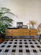 Vintage midcentury dressoir | platenspeler meubel | kast, Ophalen, Gebruikt, 100 tot 150 cm, Vintage midcentury
