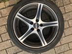 4 Jantes 17  RONAL 5x112 noir mate, Ophalen, Gebruikt, 17 inch, Velg(en)