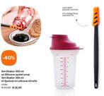 Shaker Tupperware + petite spatule en silicone, Maison & Meubles, Cuisine| Tupperware, Enlèvement ou Envoi, Neuf