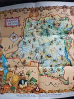 Carte ethnographique du Congo Belge colonie Belgique, Autres régions, James Thiriar, Utilisé, 1800 à 2000