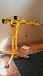 Houten kraan en graafmachine van het merk PINTOYS, Hobby en Vrije tijd, Modelbouw | Overige, Ophalen, Zo goed als nieuw