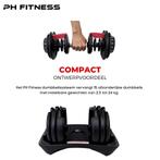 PH Fitness Verstelbare Dumbells Set 24KG - Smart Dumbbells, Sport en Fitness, Ophalen of Verzenden, Nieuw, Benen, Dumbbell