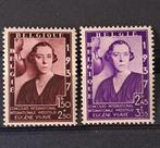 België OBP 457A-457B ** 1937, Postzegels en Munten, Ophalen of Verzenden, Postfris
