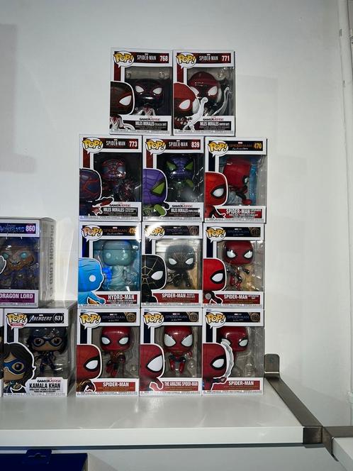 Lot Spider man Funko Pop!, Verzamelen, Poppetjes en Figuurtjes, Nieuw, Ophalen of Verzenden