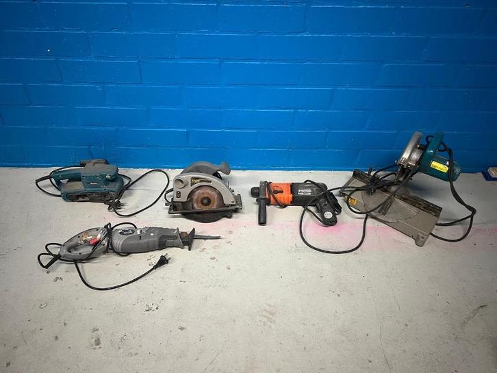 Partij elektrisch handgereedschap, Doe-het-zelf en Bouw, Gereedschap | Handgereedschap, Gebruikt, Ophalen