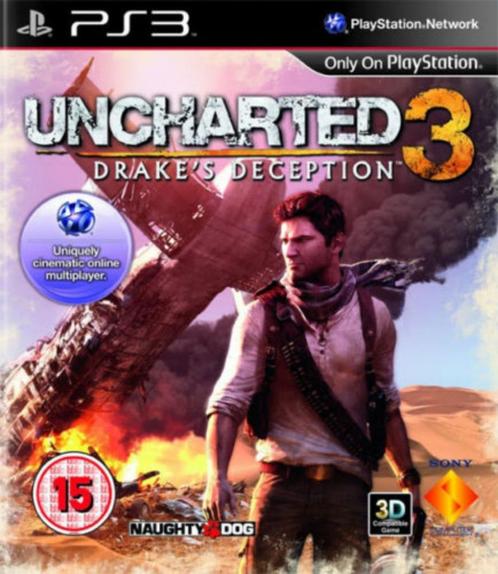 Uncharted 3 Drake's Deception, Games en Spelcomputers, Games | Sony PlayStation 3, Zo goed als nieuw, Avontuur en Actie, 1 speler