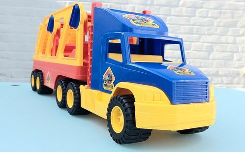 🚚 WADER Grote truck +laadbrug.Autotransport. NIEUW.Kwalitei, Kinderen en Baby's, Speelgoed |Speelgoedvoertuigen, Zo goed als nieuw