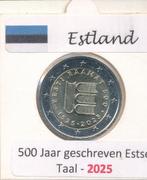 2 €uro - Estland 500 jaar geschreven taal, Ophalen of Verzenden, Estland, 2 euro, Losse munt