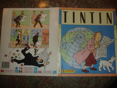 Livre d'autocollants Panini Tintin 1989 Hergé Lombard, Collections, Personnages de BD, Comme neuf, Image, Affiche ou Autocollant