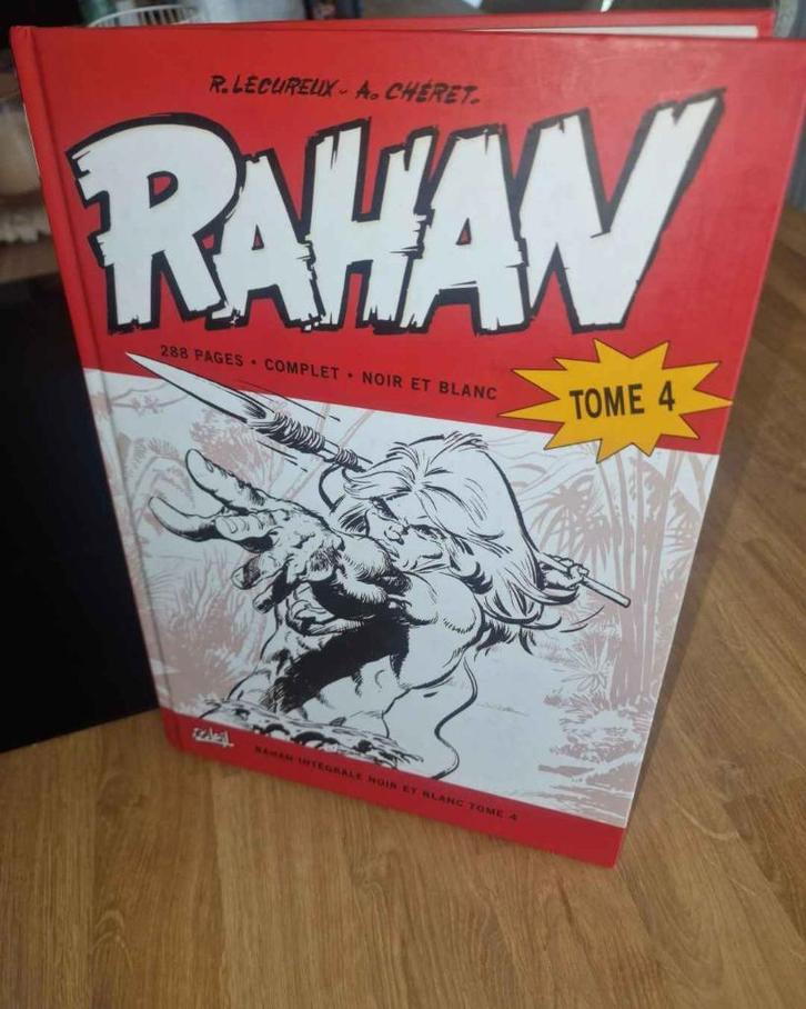 Rahan – Intégrale N&B T.4 – Lécureux & Chéret – Editions 40, Boeken, Stripverhalen, Zo goed als nieuw, Eén stripboek, Ophalen of Verzenden