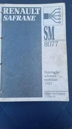 Electrische schema's Renault Safrane (1993 tot 2000), Ophalen of Verzenden
