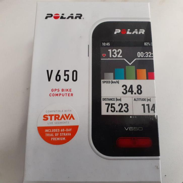 Polar V650, Fietsen en Brommers, Fietsaccessoires | Fietscomputers, Zo goed als nieuw, Ophalen