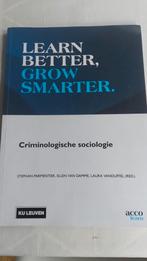 criminologische sociologie acco handboek reader, Enlèvement ou Envoi