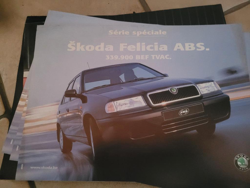 Brochure van Škoda Felicia ABS - Speciale serie (dealer), Boeken, Ophalen, Nieuw, Overige merken, Divers