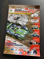 affiche 1000 KM Spa circuit Francorchamps 2003, Collections, Enlèvement ou Envoi, Voitures