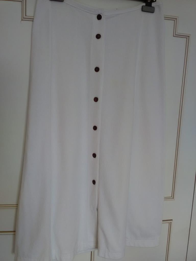 Witte rok gemaakt van wit Nile-katoen., Ophalen of Verzenden, Wit