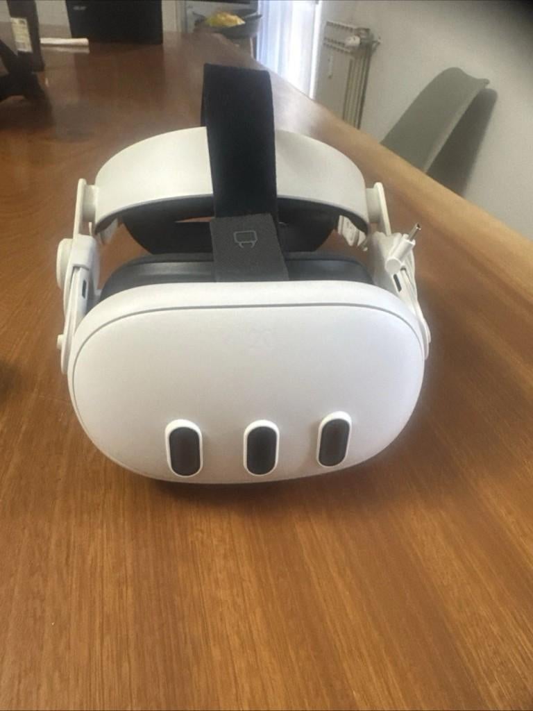 Meta Quest 3 512GB + batterijriem, Games en Spelcomputers, Virtual Reality, Ophalen of Verzenden, Zo goed als nieuw, VR-bril, Pc
