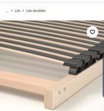 Lits, Maison & Meubles, Comme neuf, Enlèvement, 180 cm, Blanc