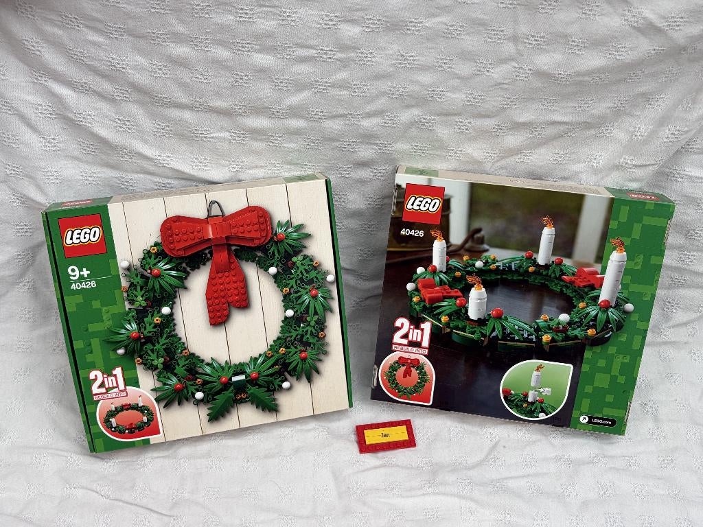 Lego kerst 40426 kerstkrans, Kinderen en Baby's, Ophalen of Verzenden, Compleet, Complete set, Lego
