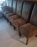 Gratis 6 stoelen, Enlèvement, Utilisé, Brun, Cinq, Six Chaises ou plus