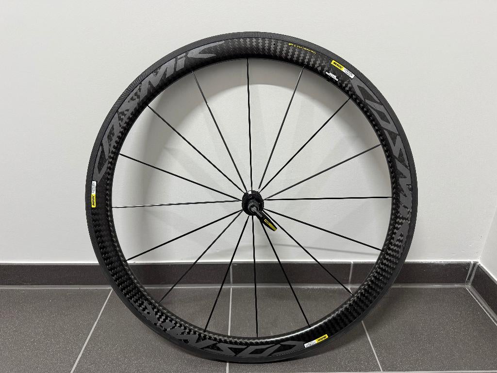 Mavic Cosmic Pro Carbon Exalith - Voorwiel, Fietsen en Brommers, Fietsonderdelen, Gebruikt, Mavic, Racefiets, Carbon