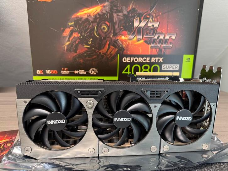 RTX 4080 SUPER (INNO3D X3 OC) - MET GARANTIE, Computers en Software, Videokaarten, Nieuw, GDDR6, Ophalen of Verzenden