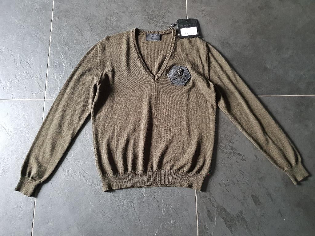 100% ORIGINELE Philipp Plein trui maat M, Kleding | Heren, Bruin, Maat 48/50 (M), Nieuw, Ophalen of Verzenden