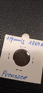Germaanse staten 1 pfennig 1864 A Pruisen, Ophalen of Verzenden