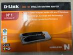 D-Link DWA-140 USB Wifi Adapter Draadloos Wireless N, Enlèvement, Comme neuf