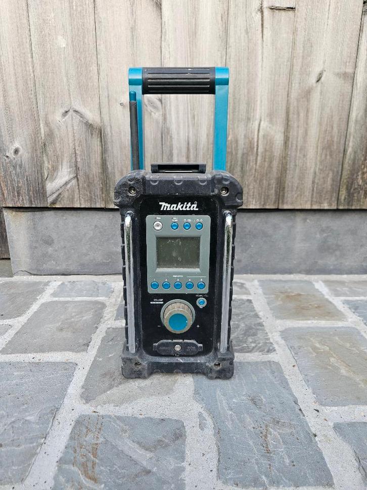 Makita BMR100 bouwradio FM/AM, Audio, Tv en Foto, Radio's, Gebruikt, Bouwradio, Ophalen