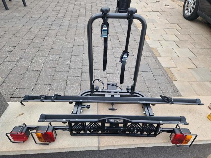 Porte 2 vélos sur attache remorque basculant neuf, Autos : Divers, Porte-vélos, Neuf, Support d'attelage, 2 vélos, Vélo électrique