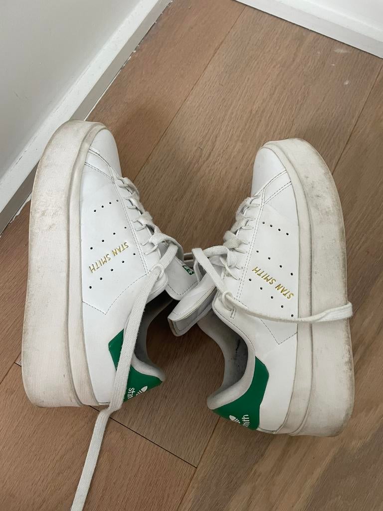 Adidas stan smith 37, Wit, Ophalen of Verzenden, Sneakers, Gedragen