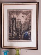 Eau-forte et gravure, Antiquités & Art, Enlèvement ou Envoi, Numéroté