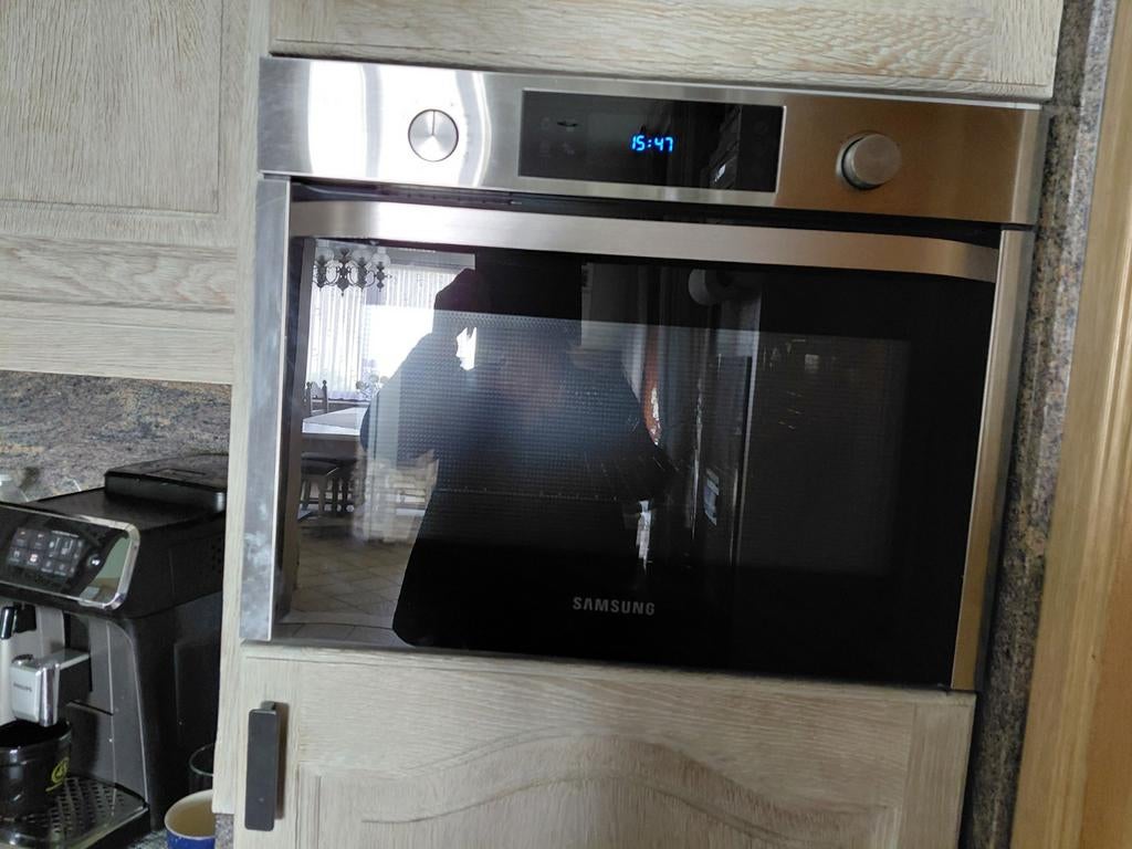 Combi microgolf oven inbouw, Elektronische apparatuur, Ovens, Oven, Zo goed als nieuw, 45 tot 60 cm, Microgolffunctie