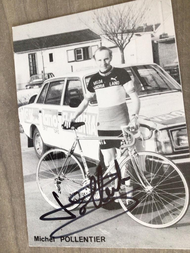 Wielerkaart 1978 team flandria michel pollentier signe, Verzenden, Zo goed als nieuw