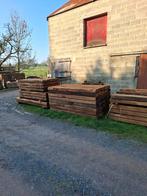 Traverses en chêne traité autoclave.10 par 20 cm., Enlèvement ou Envoi