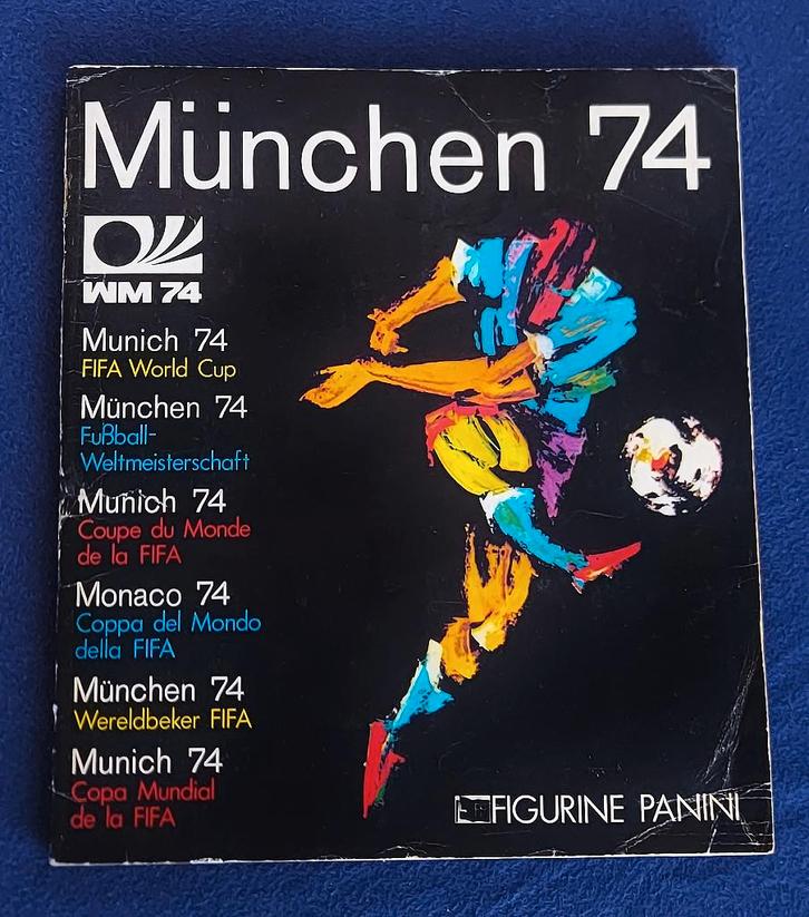 Panini album voetbal ' WK MUNCHEN 74 '  -volledig-, Hobby & Loisirs créatifs, Autocollants & Images, Utilisé, Plusieurs autocollants