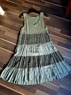 jurk zomer mt M, bijna nieuw, kaki, Kleding | Dames, Jurken, Ophalen of Verzenden, Zo goed als nieuw, Maat 38/40 (M), Groen