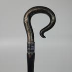 Poignée ombrelle argent gravé Angleterre circa 1900, Antiquités & Art, Enlèvement ou Envoi